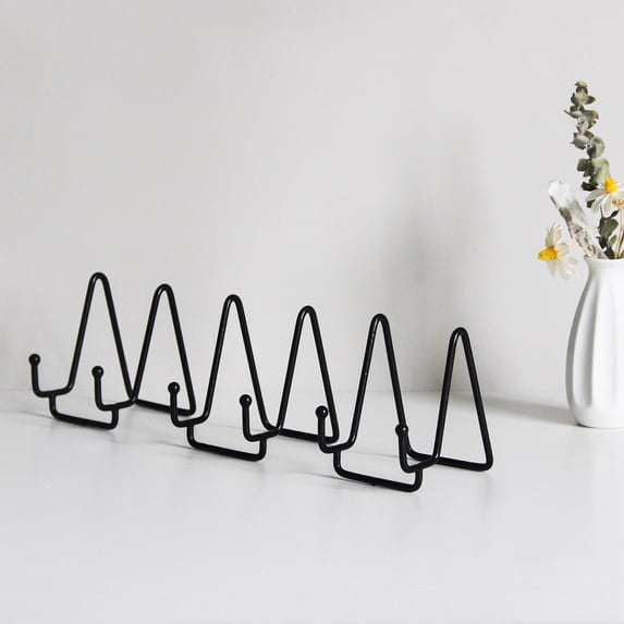 Gnmfd Metal Display Stand Easel Storage Stand for Pictures Decorative Plates Books Photos Canvas Tabletop Display Rack Art Easel for Home Office Party Decor Storage Shelves and Storage