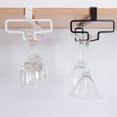 thumbnail image 1 of Gnmfd Metal Wine Glass Holder Under Cabinet Rack, Space Saving Wine Glass Organizer for Kitchen Bar, Modern Hanging Storage Display for Stemware Home Decor Party Entertaining, 1 of 4