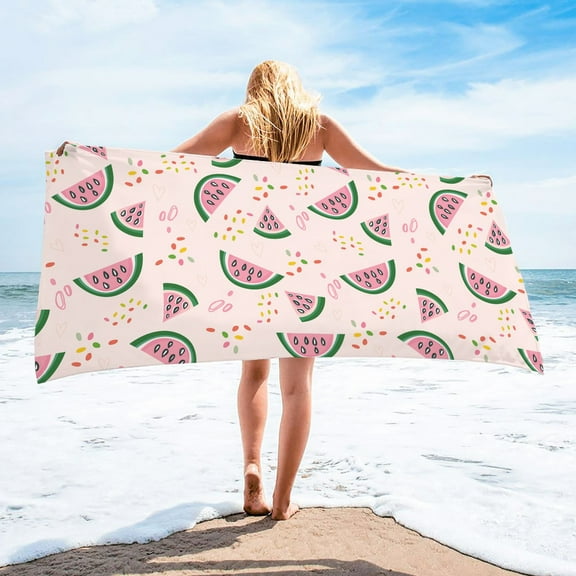 Gnmfd Microfiber Beach Towel Quick Dry Sand-Free Lightweight Travel Bath Towel Super Absorbent Soft Blanket for Swimming Pool Beach Picnic Yoga Spa 30"x60" Blanket Storage