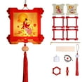 thumbnail image 1 of Gnmfd Mid-Festival DIY Portable Lantern Luminous Handcrafted Chinese Lantern Decoration Kit for New Year Christmas Weddings Birthday Party Outdoor Classroom Festival Decor, 1 of 2