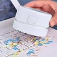 thumbnail image 1 of Gnmfd Mini Desktop Vacuum Cleaner USB Rechargeable, Portable Computer Keyboard and Car Dust Collector, Strong Suction Quiet Operation for Home, Office, School, Desktop Cleaning, 1 of 6