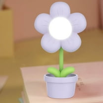 Gnmfd Mini Flower Table Lamp LED Night Light Soft Ambient Decoration for Bedroom Living Room Desk Tabletop Portable Eye Care Night Lights Plug Into Wall Fairy Lights String Lights