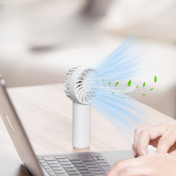 Gnmfd Mini Handheld Fan USB Rechargeable Adjustable Speed Powerful Portable Fan for Indoor, Outdoor, Travel, Desk, Personal Cooling, Hot Summer Activities, Compact Pocket Size