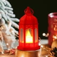 thumbnail image 1 of Gnmfd Mini Hexagonal Wind Lantern Electronic Candle Night Light Tea Lights Candles Festival Ambient Lamp Decorative Lighting for Home Party Restaurant Bedroom Table Atmosphere, 1 of 6