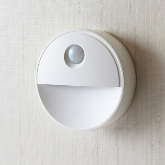 Gnmfd Mini Wireless Human Body Sensor LED Night Light for Bedroom Hallway Closet Cabinet Staircase Auto Motion Activated Battery Powered Lights for Room Night Lights Plug into Wall Fairy Lights