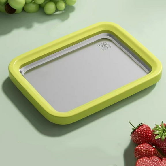 Gnmfd Mini Yogurt Ice Cream Maker Stainless Steel Household Ice Tray Frozen Dessert Machine No Electricity Needed for Summer Cooking Healthy Snack Party