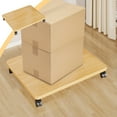 thumbnail image 1 of Gnmfd Movable Storage Shelf Base With Wheels Multi Purpose Rolling Organizer Cart Kitchen Bathroom Pantry Organizers and Storage Toy Organizers and Storage Storage Cabinets Christmas Home Essentials, 1 of 6