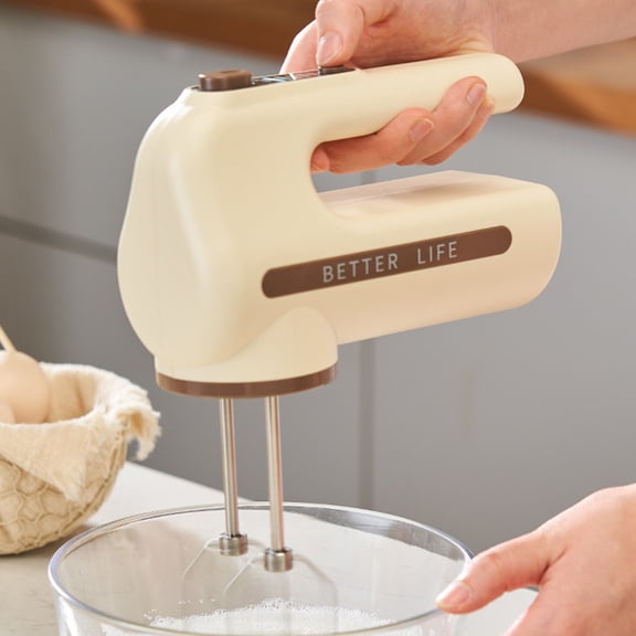 Gnmfd Multi Functional Baking Cream Whisk, Electric Hand Mixer, Even Mixing High Efficiency, Easy Clean, Versatile For Whipped Cream, Desserts, Baking Recipes Home Party Use