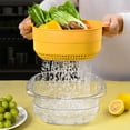 thumbnail image 1 of Gnmfd Multi-Functional Fruit Cleaning Basket with Strainer, Kitchen Sink Food Catcher Drainer for Vegetables, Fruits, Pasta, Home Cooking Party Essentials, 1 of 6