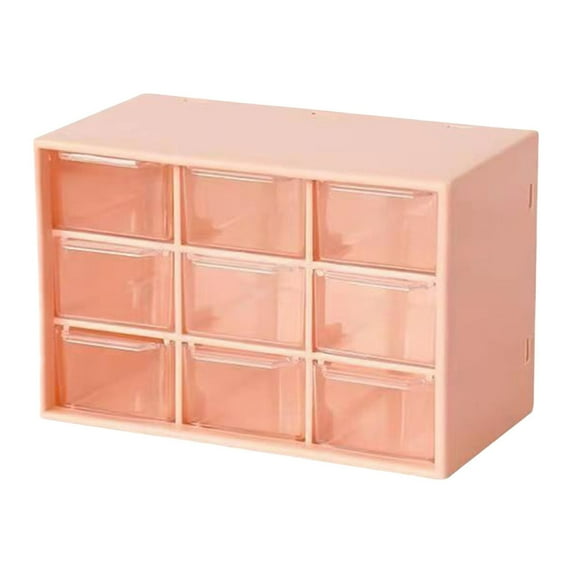 Gnmfd Multifunctional Compartment Storage Box Desktop Drawer Organizer, Transparent Jewelry Cosmetic Box with Multiple Sections for Small Items, Office Bedroom Study Table Organizer for Accessories