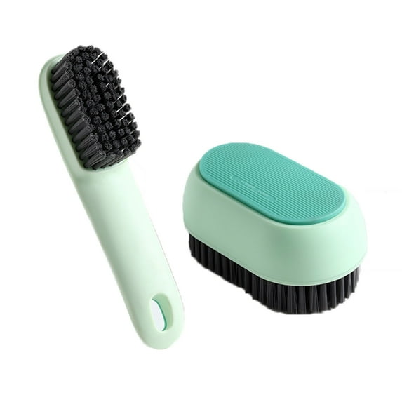 Gnmfd New Cleaning Brush Set 2, Soft Shoe Cleaning Brushes for Household Shoes Clothes, Dense Bristles for Gentle Deep Cleaning, Comfortable Grip for Easy Use