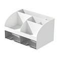 thumbnail image 1 of Gnmfd Office Desktop Storage Box, Transparent Small Drawer Organizer, Multifunctional Desk Stationery and Miscellaneous Item Storage, Space-Saving Cabinet for School, Home, Office Desk, 1 of 2