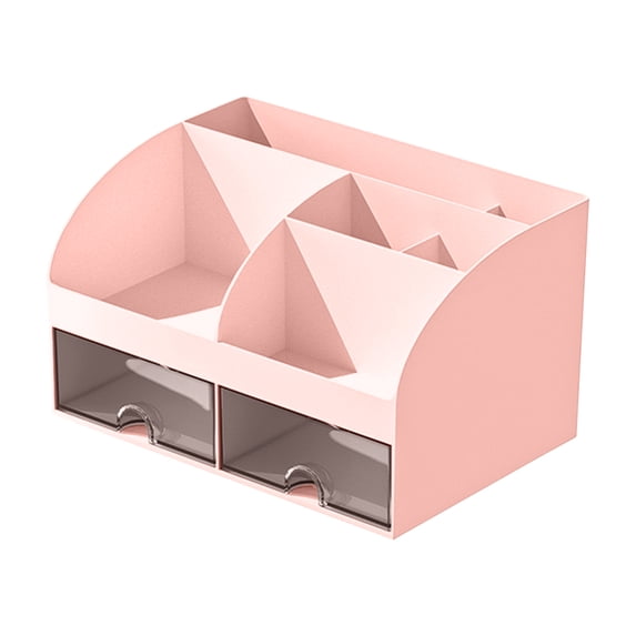 Gnmfd Office Desktop Storage Box, Transparent Small Drawer Organizer, Multifunctional Desk Stationery and Miscellaneous Item Storage, Space-Saving Cabinet for School, Home, Office Desk