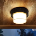 thumbnail image 1 of Gnmfd Outdoor Ceiling Light LED Waterproof Flush Mount Light for Balcony Entrance Hallway Courtyard Terrace Garage Modern Outdoor Wall Lights for Porch Patio Yard Garden Lighting Decor, 1 of 7