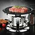 thumbnail image 1 of Gnmfd Outdoor Indoor Stainless Steel Takeaway Grill Pan Non-Stick Barbecue Baking Oven for Steak Meat Vegetables Roasting Party Cooking Picnic Kitchen Essentials Tool Use, 1 of 9