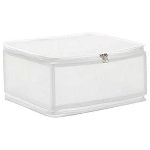 Gnmfd PP Transparent Storage Box Set, 7-Piece Organizing Bins for Clothes, Toys & Quilts, Folding & Stackable Storage Bins with Lids, Durable Household Storage Solution for Wardrobe & Pantry