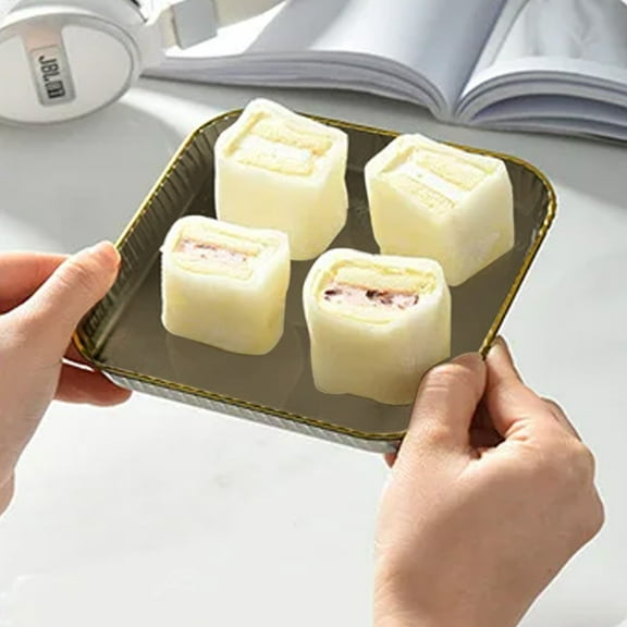 Gnmfd Plastic Dinnerware Set 3 Colors, Fruit Snack Plates for Home, Restaurant, Chips, Snacks, Fry Chicken Serving, Easy Storage with Stackable Design, Dishwasher Safe