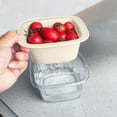 thumbnail image 1 of Gnmfd Plastic Double Drainage Basket for Kitchen Sink, Vegetable Fruit Strainer Basket with Large Capacity Multi-Purpose Organizer, Countertop Storage for Washing Produce and Party Prep, 1 of 6