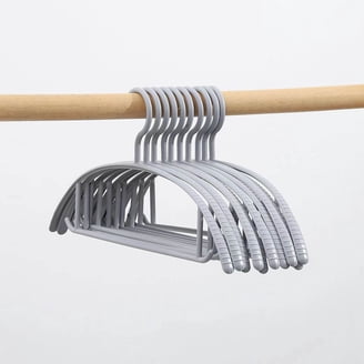Nature Smile Space Saving Clothes Hangers - 5-Tier Multi-Layer Hanger For Sweaters & Shirts (4 Pack, Black)