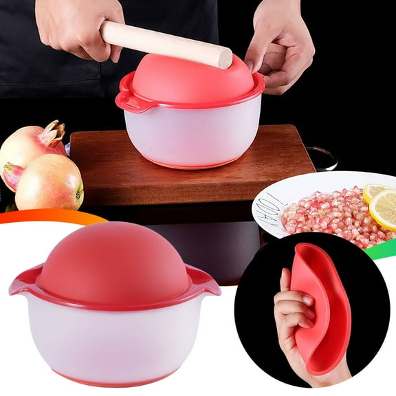 Gnmfd Pomegranate Peeler Drumming Separator Kitchen Tool for Fresh Pomegranate Flesh Extraction, Easy Clean Multi-Functional Fruit Juicer Tool, Home Cooking Kitchen Use