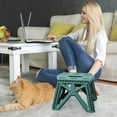 thumbnail image 1 of Gnmfd Portable Foldable Stool for Camping and Home Use, Lightweight Outdoor Foot Stool with Handle, Comfortable Folding Chair for Travel, Picnic, and Easy Storage Solution, 1 of 8