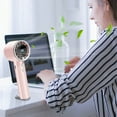 thumbnail image 1 of Gnmfd Portable Handheld Fan With Colorful LED Lights USB Rechargeable Refrigeration Conditioner Multi-Speed Airflow for Travel Home Office Bedroom, Night Lights Plug Into Wall, Desk Fan Decor, 1 of 6