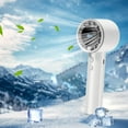 thumbnail image 1 of Gnmfd Portable Handheld Fan With Colorful LED Lights USB Rechargeable Refrigeration Conditioner Multi-Speed Airflow for Travel Home Office Bedroom, Night Lights Plug Into Wall, Desk Fan Decor, 1 of 6