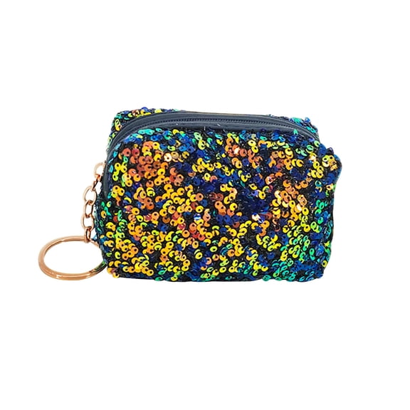Gnmfd Portable Makeup Coin Purse Cosmetic Travel Organizer Toiletry Bag Wrist Strap for Women Daily Use Travel Holiday Gifts Christmas Gifts Essentials Small Accessories Storage