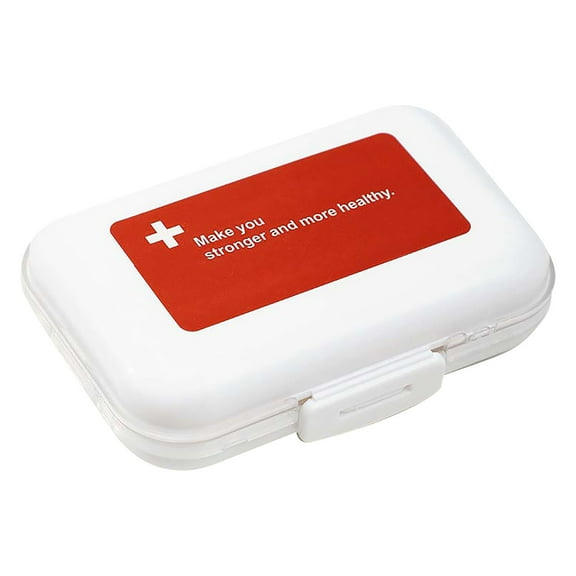 Gnmfd Portable Medication Split Box, Compact 8-Section Organizer with Sealing Strip, Ideal for Daily Use and Travel, Keeps Pills Safe and Dry, Convenient for Home and On-the-Go Storage