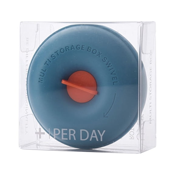 Gnmfd Portable Mini Medication Box, Weekly Pill Organizer, Compact Travel Case for Daily Use, Large Capacity for Medication, Ideal for Home, Office and Travel Storage