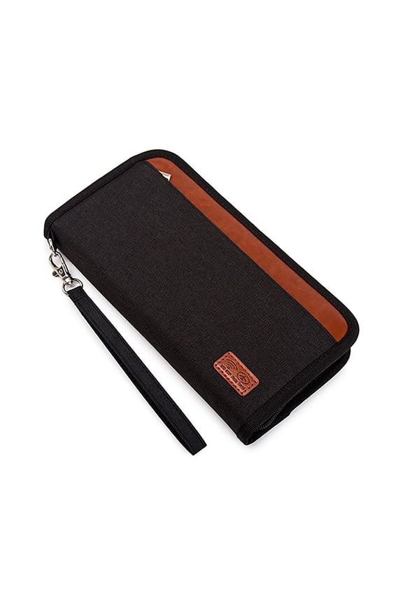 Portable Travel Document Bag with RFID Protection, Large Capacity Passport Organizer, Secure Travel Storage for Essentials, Neck Wallet for Men Women, Travel Organizers and Storage