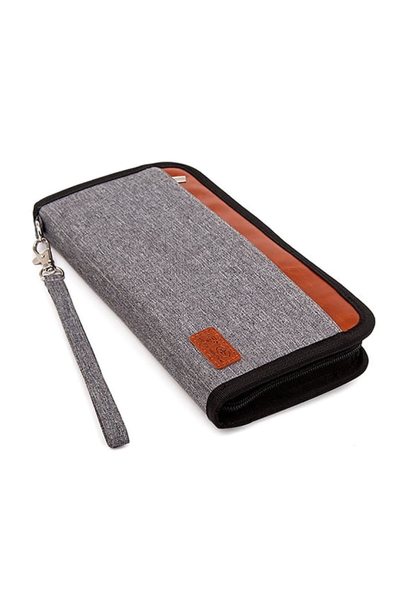 Portable Travel Document Bag with RFID Protection, Large Capacity Passport Organizer, Secure Travel Storage for Essentials, Neck Wallet for Men Women, Travel Organizers and Storage