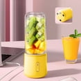 thumbnail image 1 of Gnmfd Portable USB Rechargeable Blender for Shakes Smoothies, 6 Stainless Steel Blades, 500ml Handheld Juicer for Fruits Vegetables, Compact Travel Home Office Fitness Kitchen Use, 1 of 8