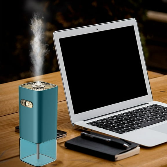 Gnmfd Rechargeable Aromatherapy Diffuser Machine with 80ml Essential Oil, Timed Automatic Ultrasonic Humidifier for Home Hotel Car Bedroom Spa, Quiet Air Freshener Mood Lighting