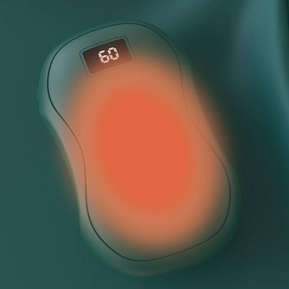 Gnmfd Rechargeable Pocket Hand Warmer 4000mAh Electric Heater for Camping Hunting Outdoor Travel, Quick Heat Double-Sided Pocket Heater Power Bank Function for Women Men Gifts Winter