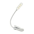 thumbnail image 1 of Gnmfd Rechargeable Reading Light Clip On Book Lamp Flexible Gooseneck 3 Brightness Levels Eye Caring USB Powered LED Night Lights Plug Into Wall for Bed Headboard Study Reading Travel Home Office, 1 of 4