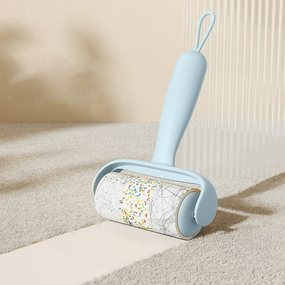 Gnmfd Replaceable Hot Melt Adhesive Roller, Portable Lint Remover with Hook for Clothing, Sofa, and Pet Hair, Compact and Convenient, Ideal for Home, Travel, and Storage Solutions
