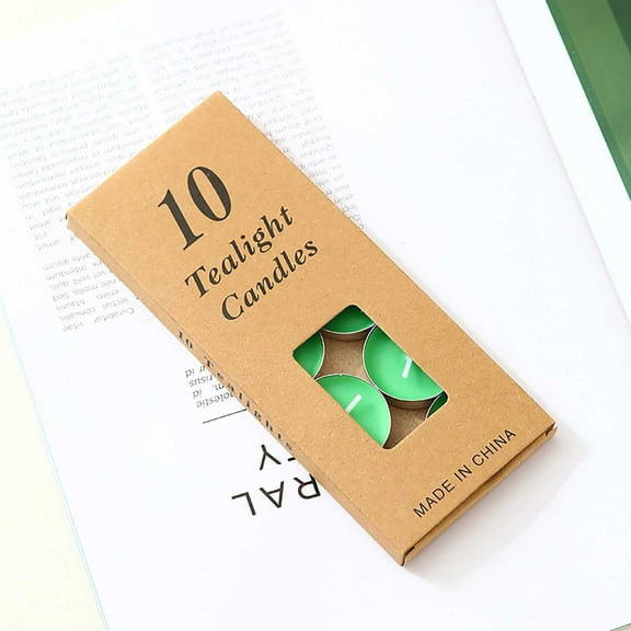 Gnmfd Romantic Tea Candle Set Paraffin Wax Scented Candle Summer Fragrance Decorative Wedding Anniversary Spa Home Party Relaxation Gift Box for Dining Table Bedroom Bathroom