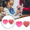 Gnmfd Rose Flower Heart Silicone Chocolate Molds For Cake Decorating, Non-Stick Flexible Baking Mold For Chocolate Bomb Dome Ice Cream Fondant Desserts Valentine’s Day Wedding Party Decorations