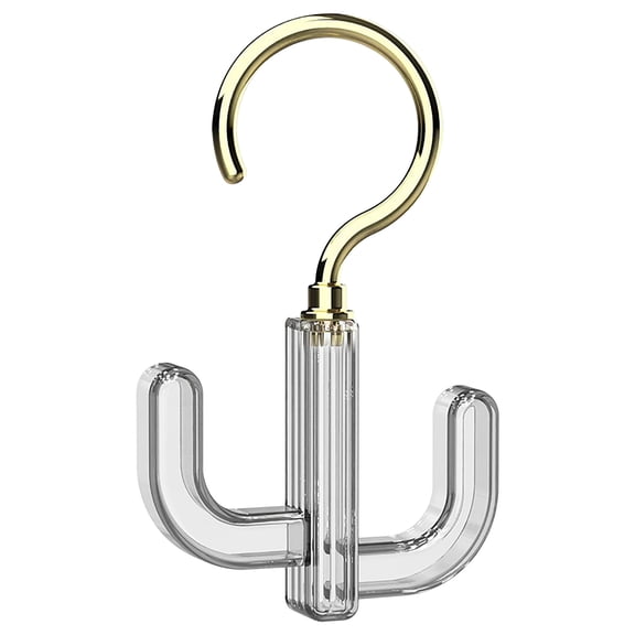 Gnmfd Rotatable Cactus Hook Hanger, Wardrobe Organizer for Ties Belts Scarves with 360° Rotation for Closet Space Saving, Over the Toilet Storage and Cube Storage Organizer
