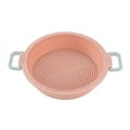 thumbnail image 1 of Gnmfd Round Cake Baking Pan Household Fryer Cake Pan for Cheesecake Fruit Layer Cakes Quiche Chocolate Banana Cakes Oven Microwave Safe, 1 of 1