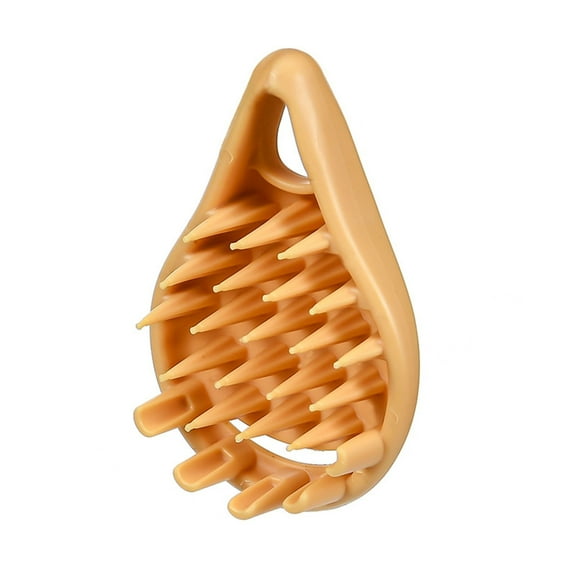 Gnmfd Shampoo Scalp Massage Brush Hair Scrubber, Antipruritic Hair Comb, Shiatsu Relaxing Head Massage Tool, Soft TPR Bristles for Hair Cleaning, Fatigue Relief, Hair Follicle Stimulation