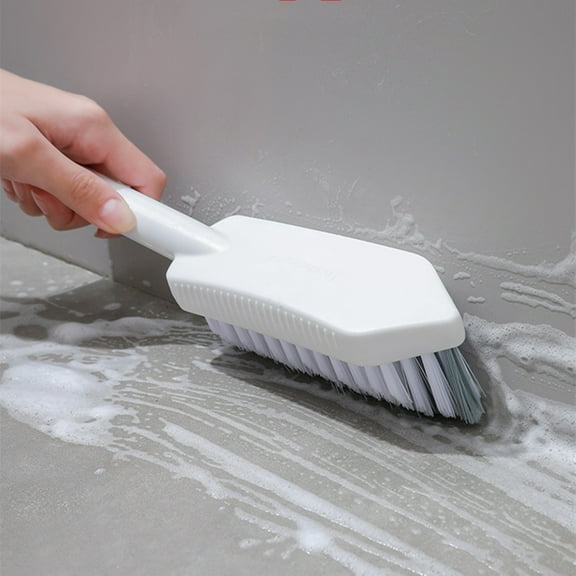 Gnmfd Shower Cleaning Brush with Bristles, Grout and Tile Scrubber, Powerful Bathroom, Kitchen, Floor Cleaning, Removes Soap Scum and Dirt, Easy Grip, Durable Bristles for Home Surfaces