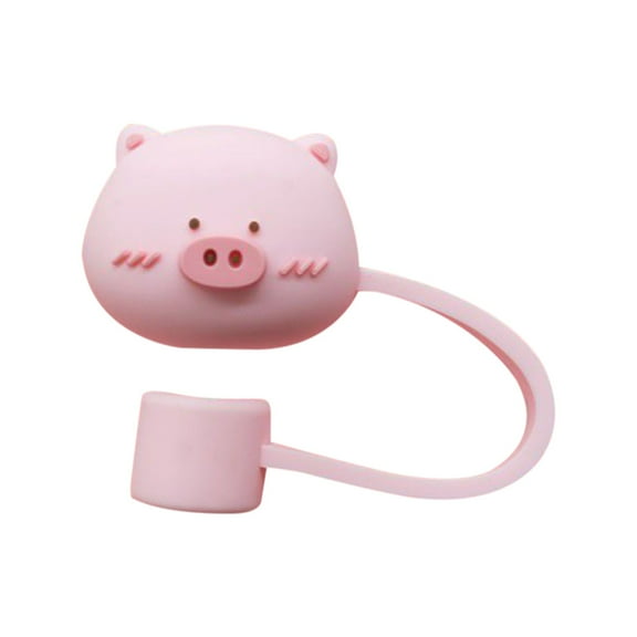 Gnmfd Silicone Straw Plug Leakproof Cap Cover, Cute Straw Tip Proof Sealing Stopper for Drink Cup Outdoor Travel Office Summer Party Use