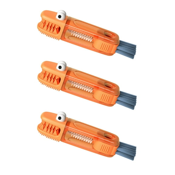 Gnmfd Small Cup Lid Brush Cleaning Tool, Three-in-One Bottle & Straw Brush, Rotatable Compact Design, Cleans Narrow Surfaces, Ideal for Cups, Milk Bottles, Coffee Pots & Teapots