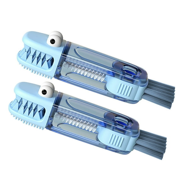 Gnmfd Small Cup Lid Brush Set 3-in-1 Cleaning Tool for Water Bottles Milk Bottles Straws, Soft Dense Bristles Reach Narrow Corners, Easy to Rotate Hang for Kitchen Coffee Teapots Travel Use