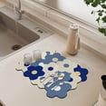 thumbnail image 1 of Gnmfd Soft Draining Mat Water Absorption Pad for Kitchen Countertop 15.7"x11.8", Quick Dry Dish Drying Mat for Pots Plates Glassware, Multi-Use Prep Mat, 1 of 9