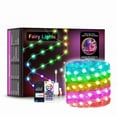 thumbnail image 1 of Gnmfd Solar Clip Smart LED Strip Lights App Remote Control Music Sync Color Changing Lights for Bedroom Kitchen TV Party Decorations Fairy Lights String Lights for Room, 1 of 9