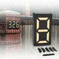 thumbnail image 1 of Gnmfd Solar House Number Light Outdoor, Waterproof LED Address Plaque with Color Changing & Warm White Modes, Solar Powered Night Light for Porch Mailbox Wall Decor Home Sign, 1 of 9