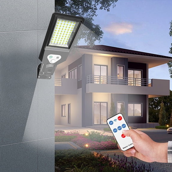Gnmfd Solar Outdoor Lights Motion Sensor 3 Modes with 1 COB 60 LED Beads, Bright Security Wall Light for Garden Yard Patio Porch, Waterproof Solar Powered Decor for Home Fence Front Door